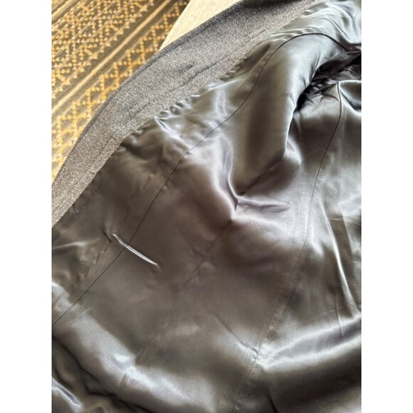 Banana Republic Gray Wool Blend  Coat XS Toggle Closure Pockets High Collar Warm - Picture 9 of 9